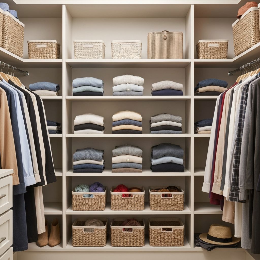 Organized closet