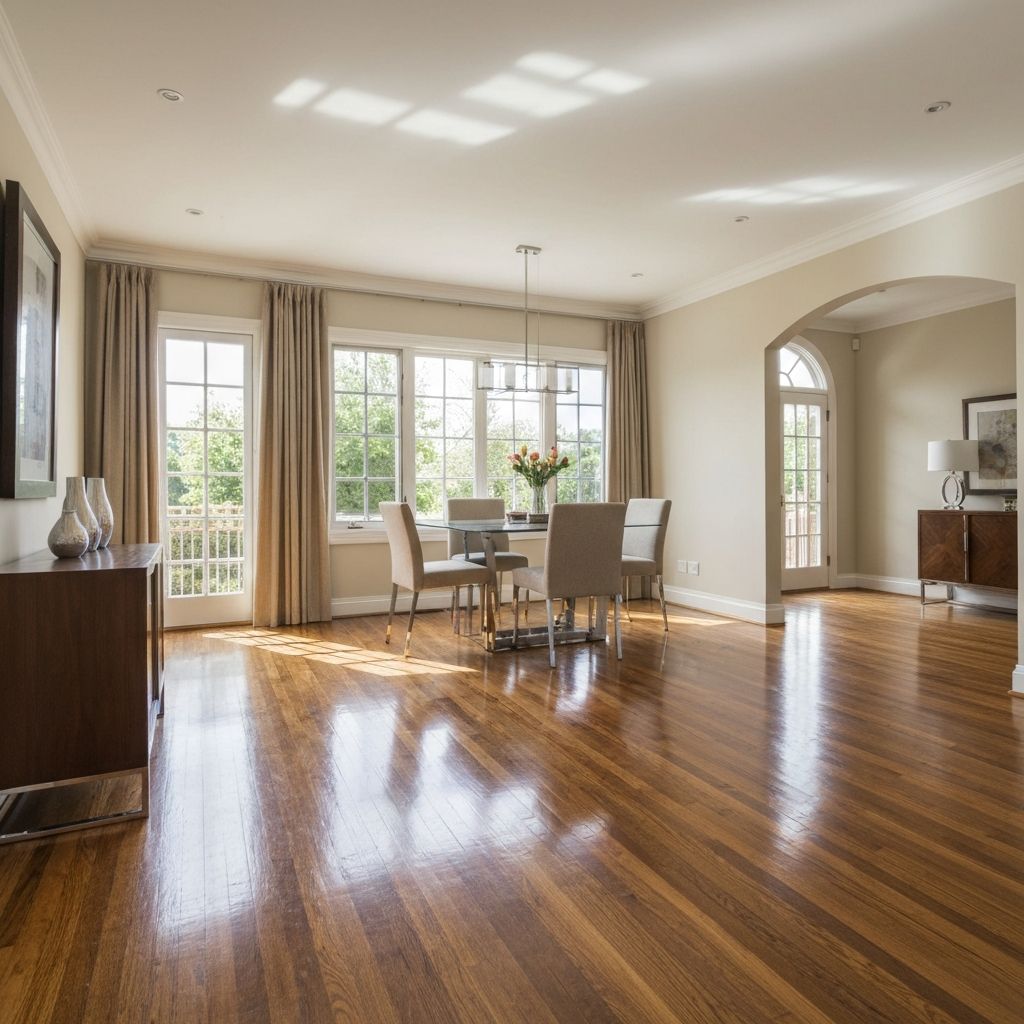 Clean hardwood floors